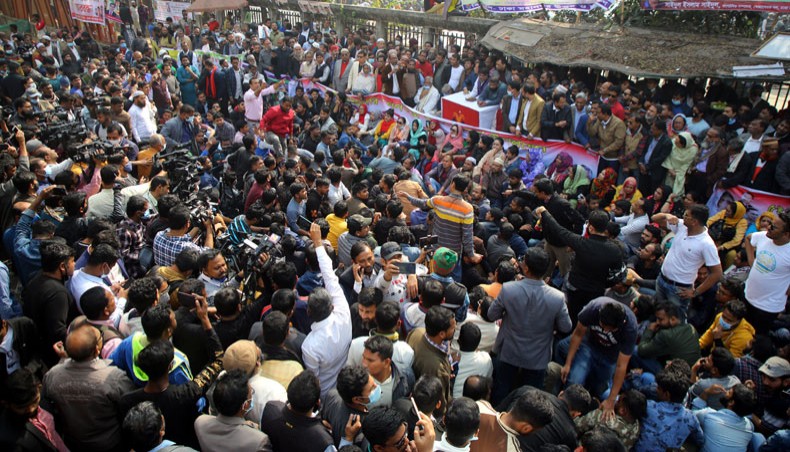 BNP, allies stage demo today