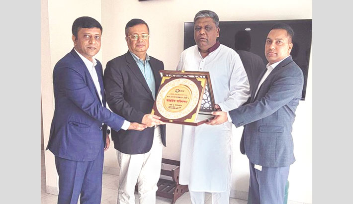 IFIC Bank honours newly-elected Mayor of Sylhet