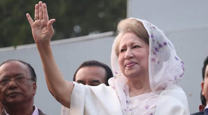 Khaleda Zia returns home